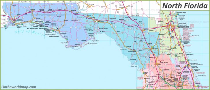 Florida North Map