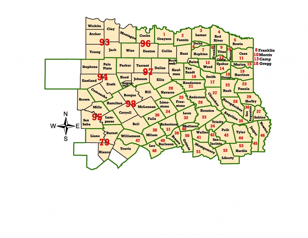 Map Of Northeast Texas | Dehazelmuis - Map Of Northeast Texas Counties