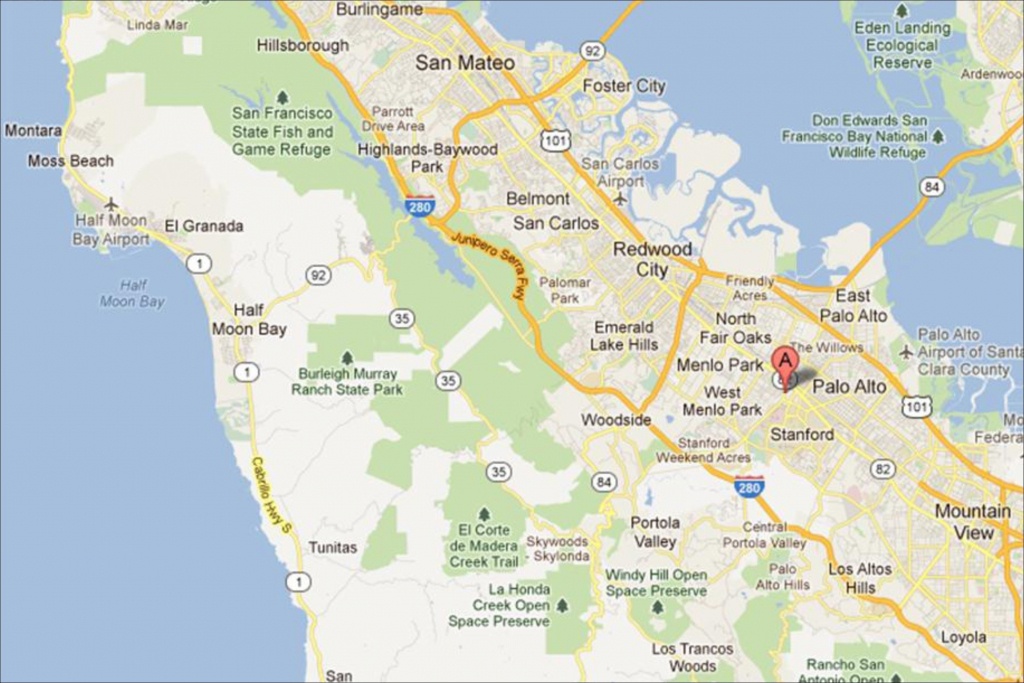 Map Of Northern California Palo Alto – Map Of Usa District - Palo Alto California Map