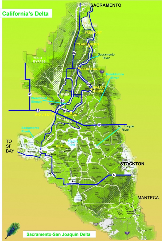 Map Of Northern California Waterways – Map Of Usa District - Map Of California Delta Waterways