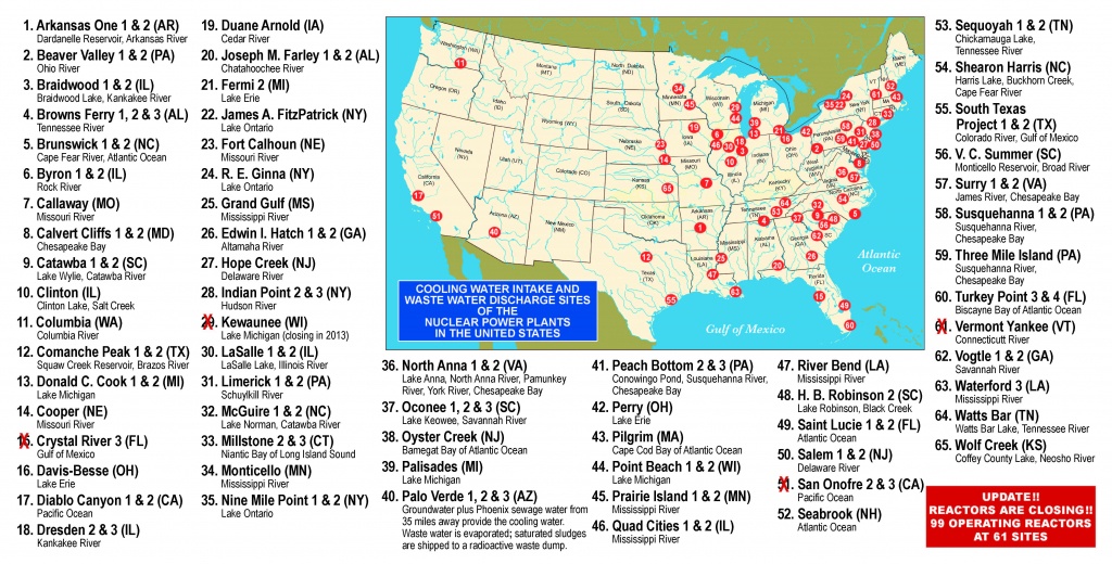 Map Of Nuclear Power Plants Us Wasteland The 50 Year Battle To - Nuclear Power Plants In Florida Map