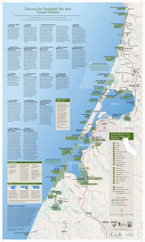 Map Of Pismo Beach California California Coast Campgrounds Map New - Map Of California Coast Beaches