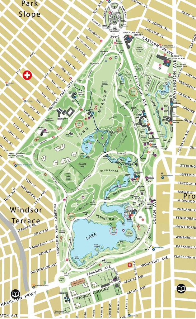 Prospect Park Map Printable