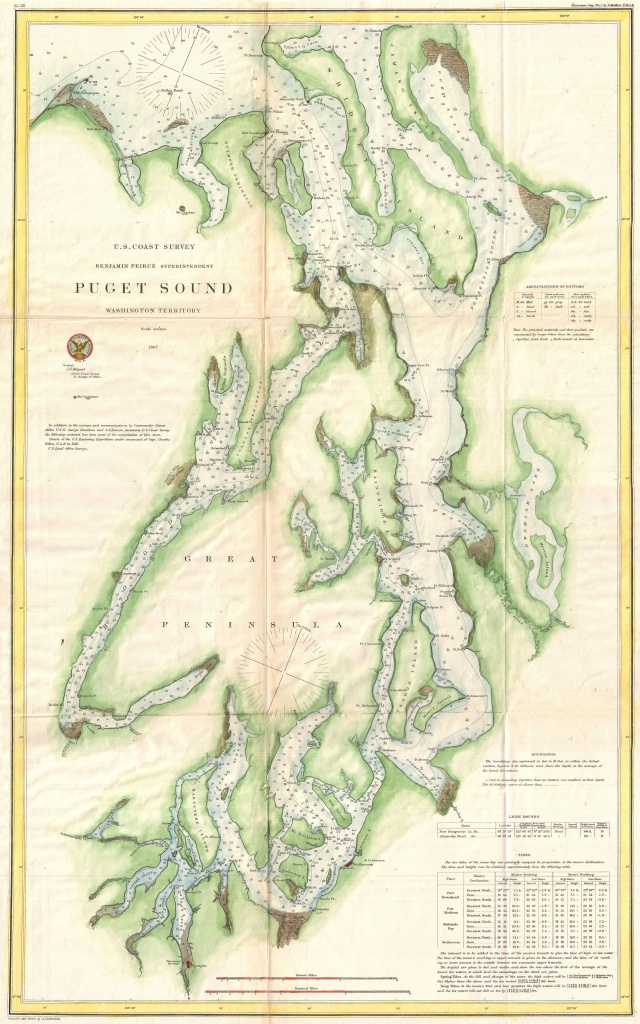 Map Of Puget Sound | Maps | Cartographie, Plans, Dessin Architecture - Vashon Island Map Printable