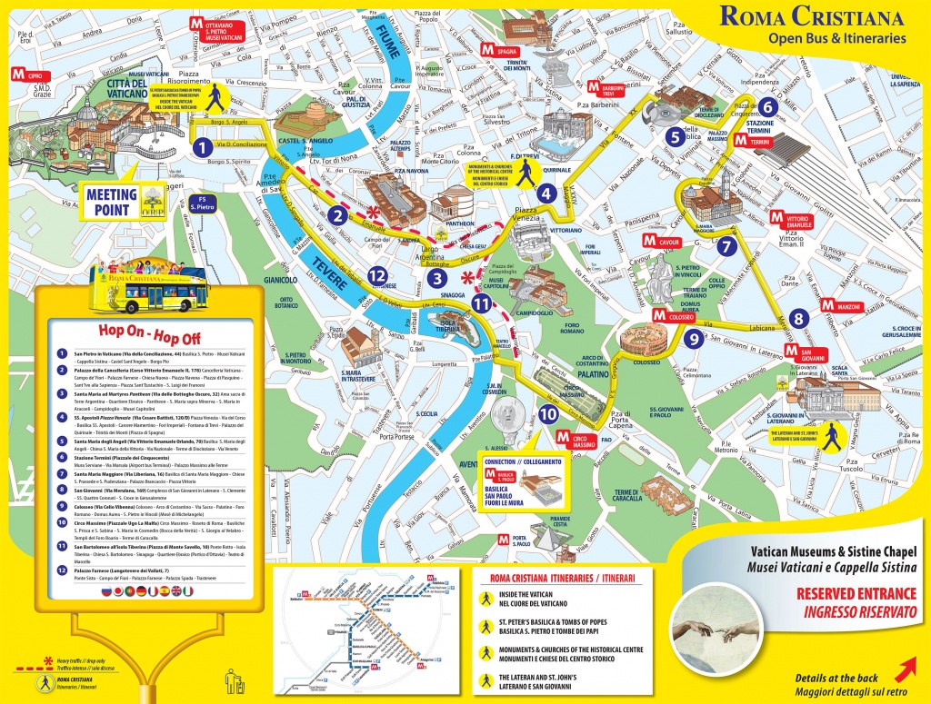 Tourist Map Of Rome Italy Printable Free Printable Maps
