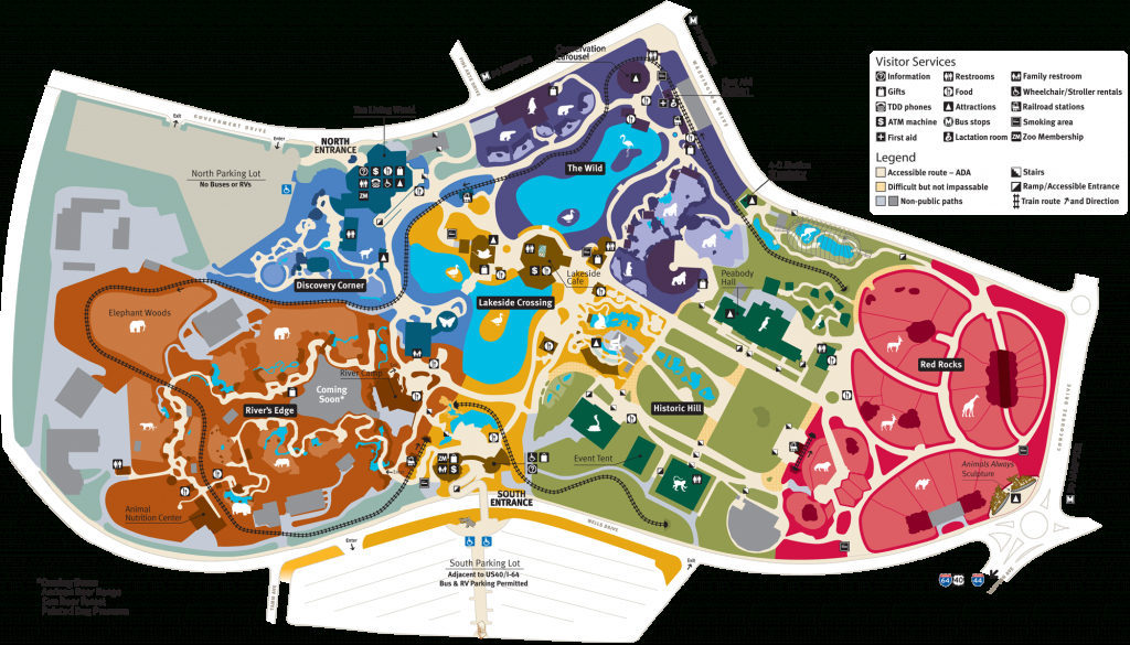 Map Of Saint Louis Zoo In Forest Park | Saint Louis In 2019 | St - Forest Park St Louis Map Printable
