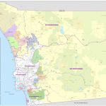 Map Of San Diego County   Printable Map Of San Diego County   Printable Map Of San Diego