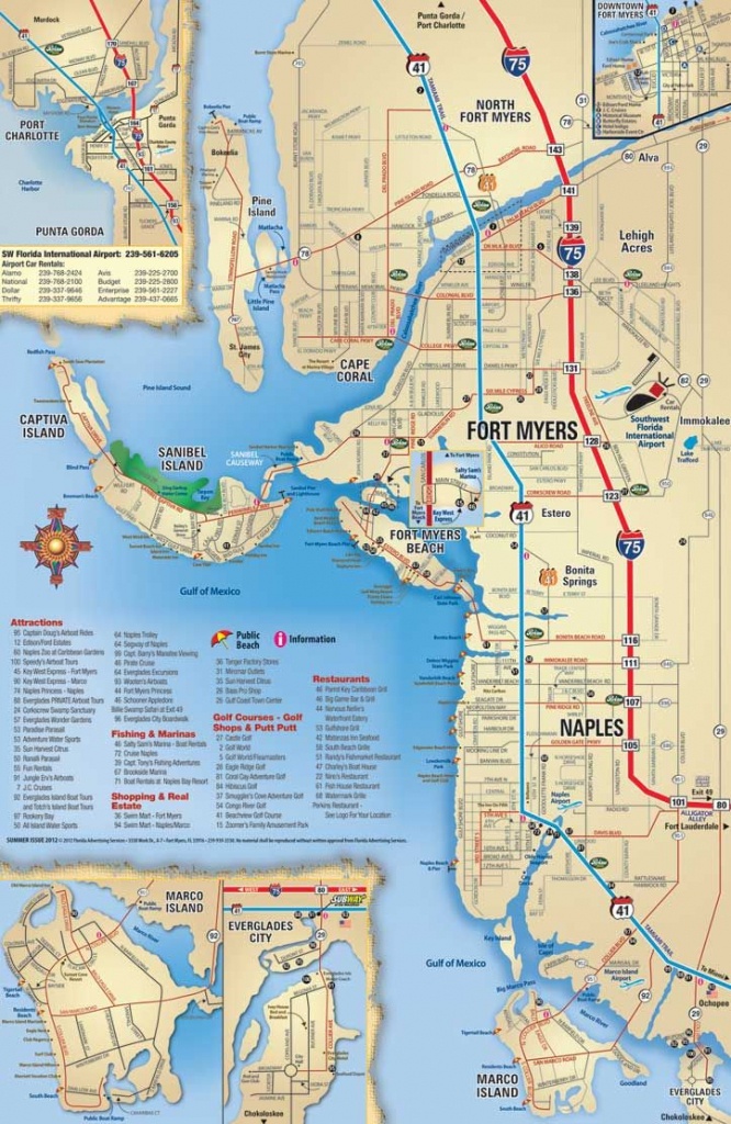 Naples On A Map Of Florida