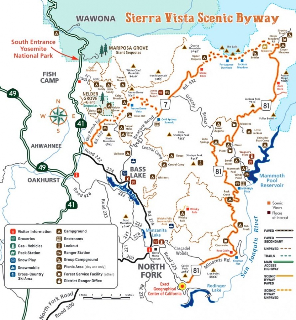 Scenic Byways California Map Free Printable Maps