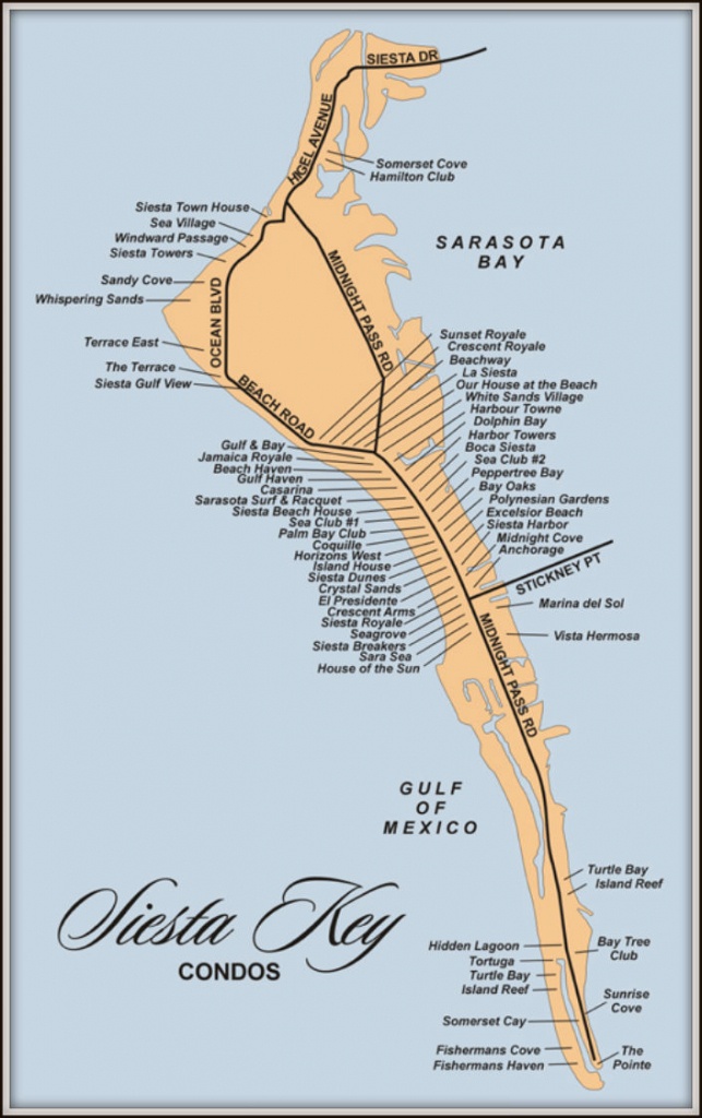 Map Of Siesta Key Florida Condos - Map Of Siesta Key Florida Condos
