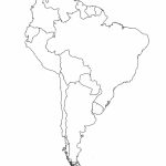 Map Of South American Countries | Occ Shoebox | South America Map   Outline Map Of North America Printable