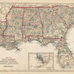 Map Of South Carolina, Georgia, Florida, Alabama, Mississippi, And   Mississippi Florida Map