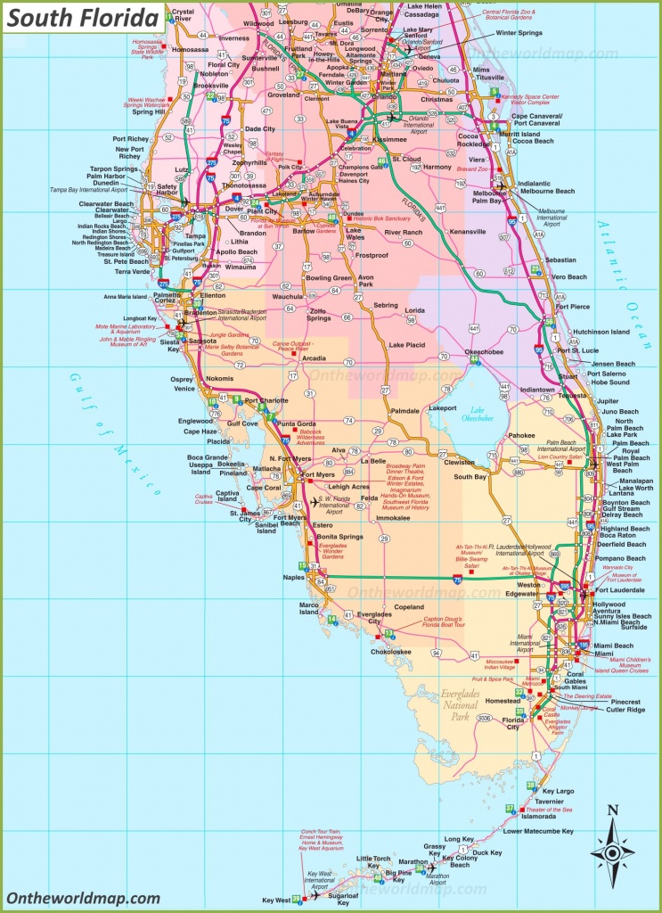 Map Of South Florida - Map Of South Venice Florida