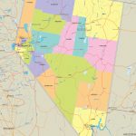 Map Of State Of Nevada, With Outline Of The State Cities, Towns And   Texas Ghost Towns Map