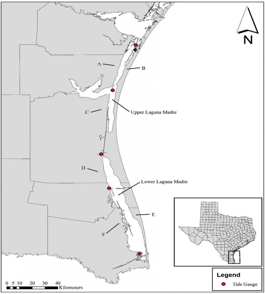 Map Of Study Area Including (A) Laureles Division Of The King Ranch - King Ranch Texas Map