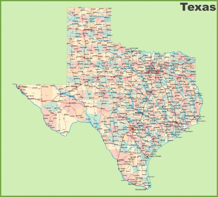 Texas County Map Interactive