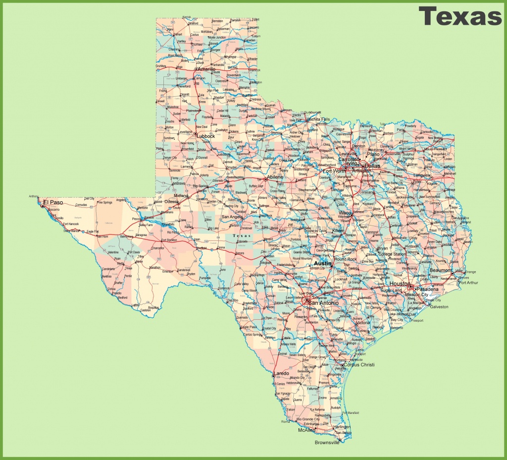 Texas County Map Interactive | Free Printable Maps