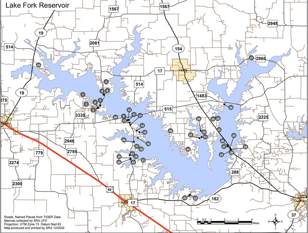 Map Of Texas Lakes And Reservoirs And Travel Information Download Texas Fishing Maps Free 
