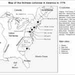 Map Of The 13 Colonies And Cities #191819   Printable Map Of The 13 Colonies With Names
