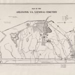 Map Of The Arlington, Va. National Cemetery | Library Of Congress   Arlington Cemetery Printable Map