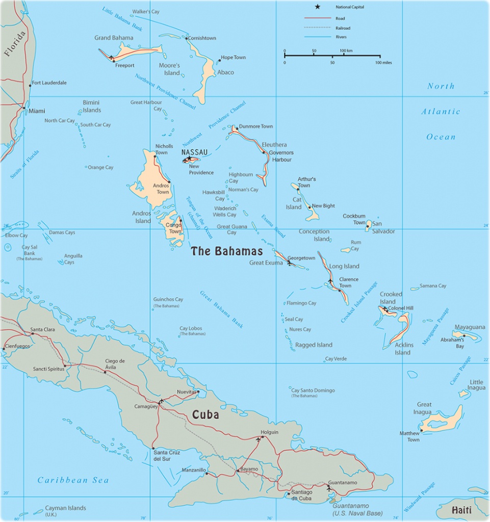 Map Of The Bahamas - Map Of Florida And Freeport Bahamas