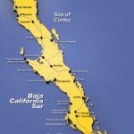Map Of The Baja California Peninsula Of Mexico | Bajainsider   Detailed Baja California Map