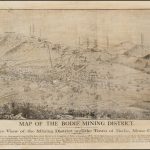 Map Of The Bodie Mining District    A Birdseye View Of The Mining   Bodie California Map