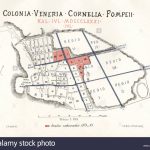 Map Of The City Of Pompeii Stock Photos & Map Of The City Of Pompeii   Printable Map Of Pompeii