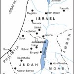 Map Of The Kingdoms Of Israel And Judah (Bible History Online)   Blank Map Israel Printable