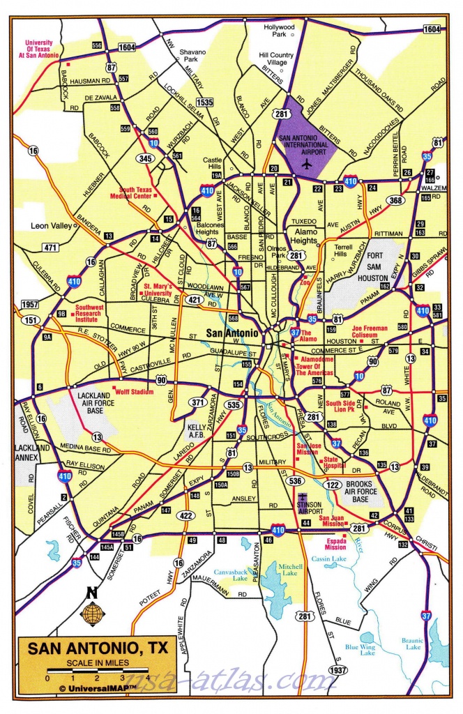 San Antonio Texas Maps