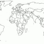 Map Of The World Coloring Page Free Printable For | The World   Map Of The World To Color Free Printable