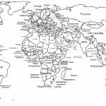 Map Of The World – Flyga Natten   Colorable World Map Printable
