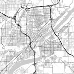 Map Of Toledo, Ohio | Hebstreits Sketches   Printable Map Of Toledo Ohio