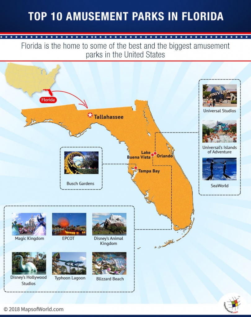 Map Of Top 10 Amusement Parks In Florida - Answers - Map Of Theme Parks In Florida