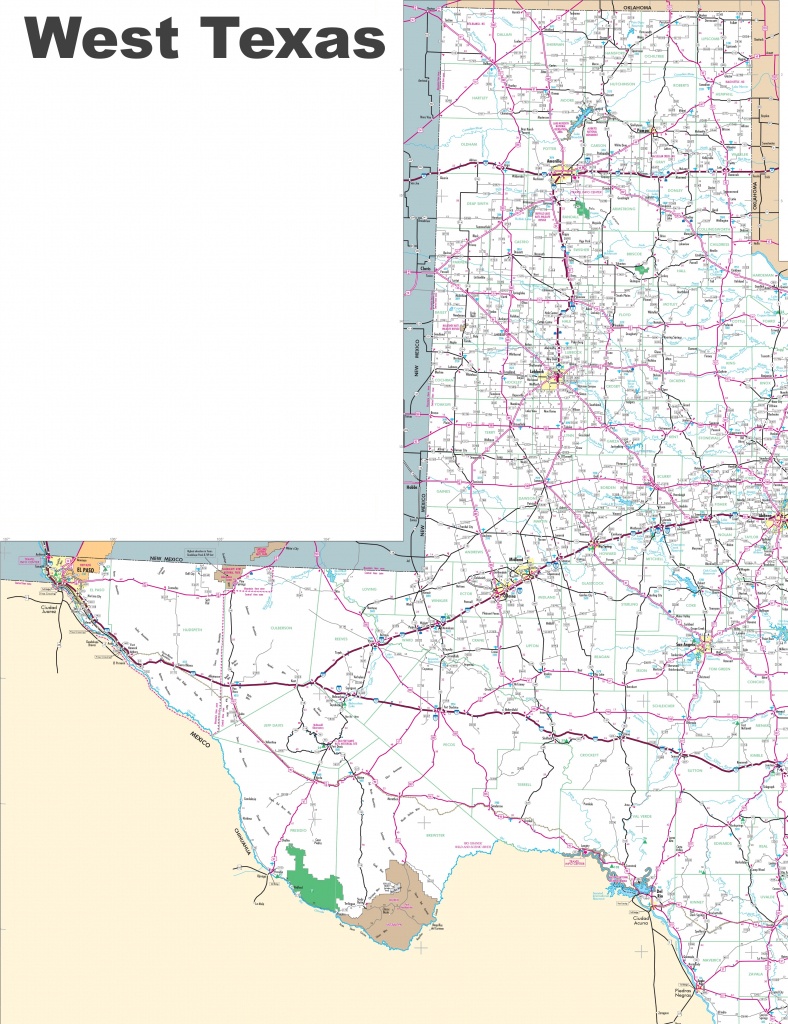 Map Of West Texas - Fort Davis Texas Map