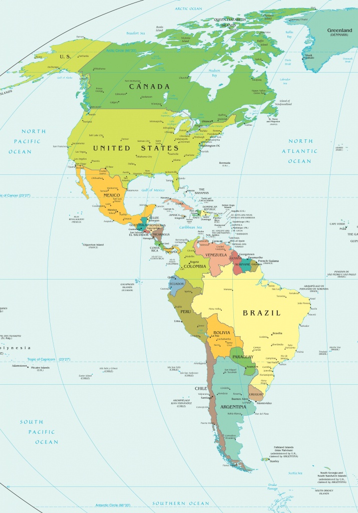 Western Hemisphere Map Printable Free Printable Maps