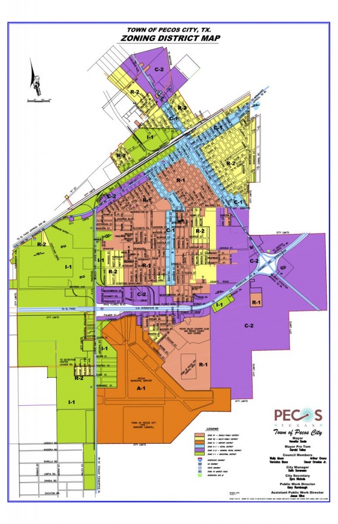 Map Room | Pecos, Tx Edc - Reeves County Texas Plat Maps