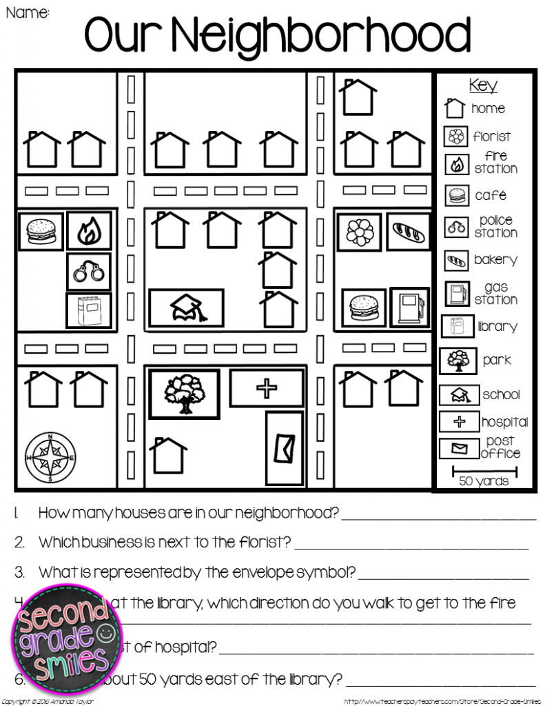 Map Skills - Reading Maps Printables &amp;amp; Map Making Task | Social - Printable Map Activities