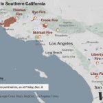 Map: Where Southern California's Massive Blazes Are Burning   Vox   Malibu California Map