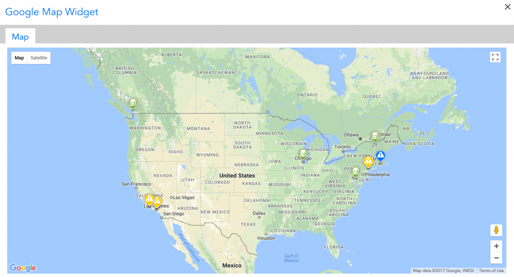 Map Widget | Logicmonitor Support - Google Maps Florida