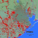Mapped: Flooding In The Gulf Coast Via Satellite | The Kinder   Conroe Texas Flooding Map