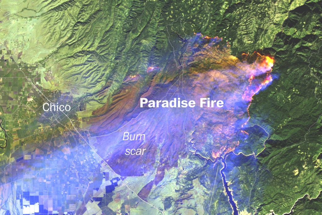 Mapping The Camp And Woolsey Fires In California - Washington Post - Active Fire Map California