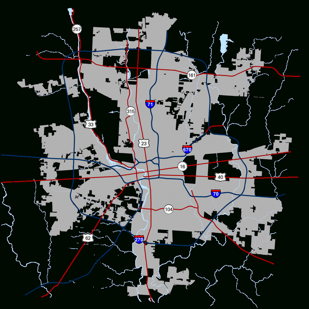 Maps And Data - Printable Map Of Columbus Ohio