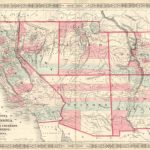 Maps Antique United States Us States Arizona   Road Map Of California Nevada And Arizona