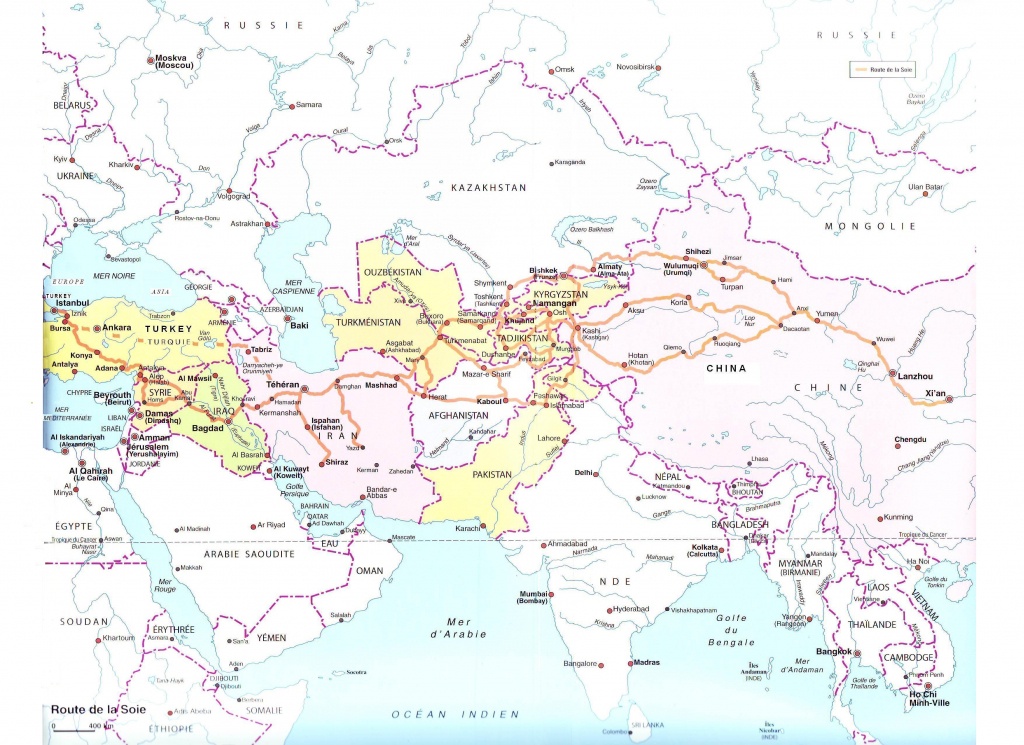 Maps &amp;amp; Atlas - Silk Road Trade Routes Map - Silk Road Map Printable