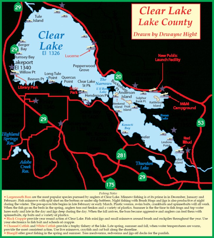 Bass Lake California Map