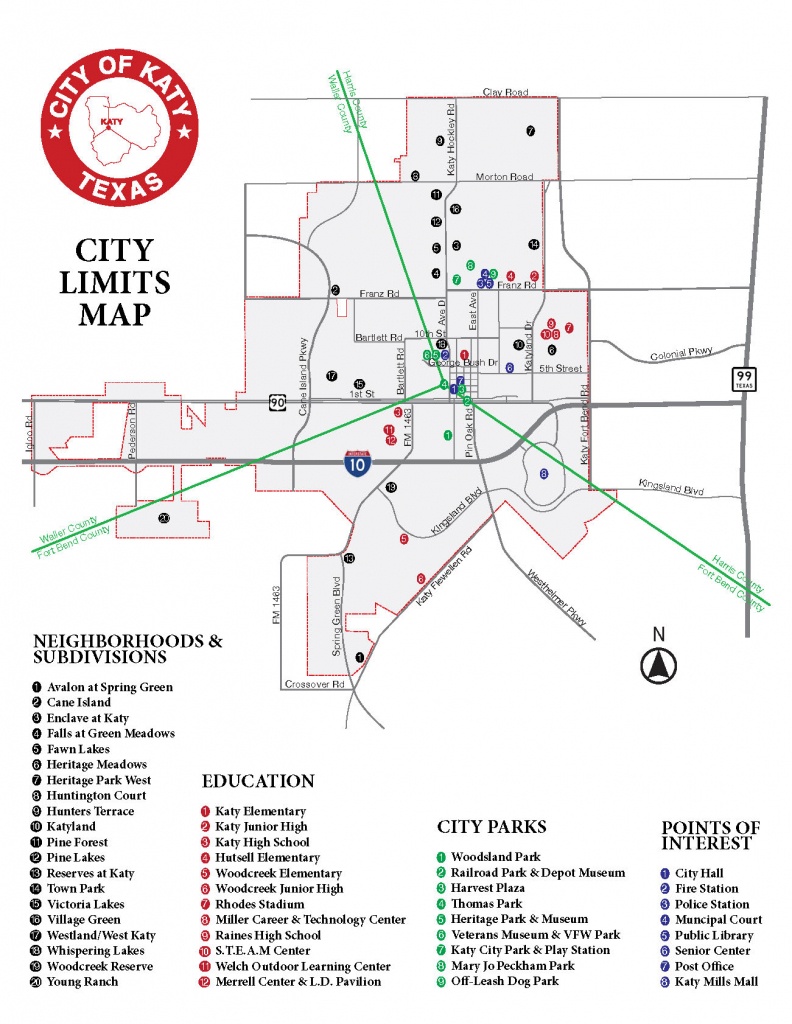 Katy Texas Map Free Printable Maps 3367