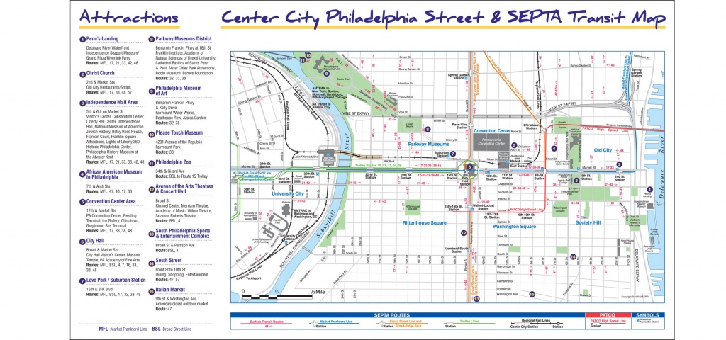 Maps &amp;amp; Directions - Printable Map Of Philadelphia