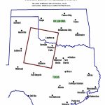 Maps, Figures And Diagrams Of The Red River Tornado Outbreak Of 10   Map Of North Texas And Oklahoma