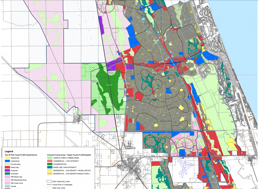 Maps - Flagler County - Palm City Florida Map